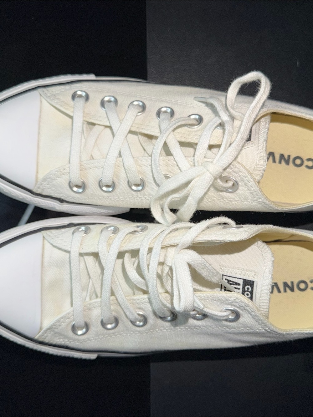 Womens Converse Chuck Taylor All Star Lift Low-Top Sneaker - White - Picture 4 of 9